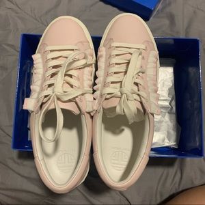 Tory burch ruffle sneakers